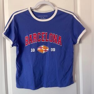 Sporty Blue Barcelona T-Shirt 1899